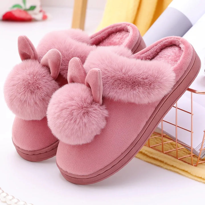 CuddleBunny | Cute Slippers with Bunny Ears