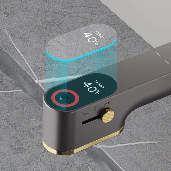 Streamline Elegance - Sustainable Brass Faucet for Kitchen and Bathroom - Premium Mixer Tap with Modern Functionality