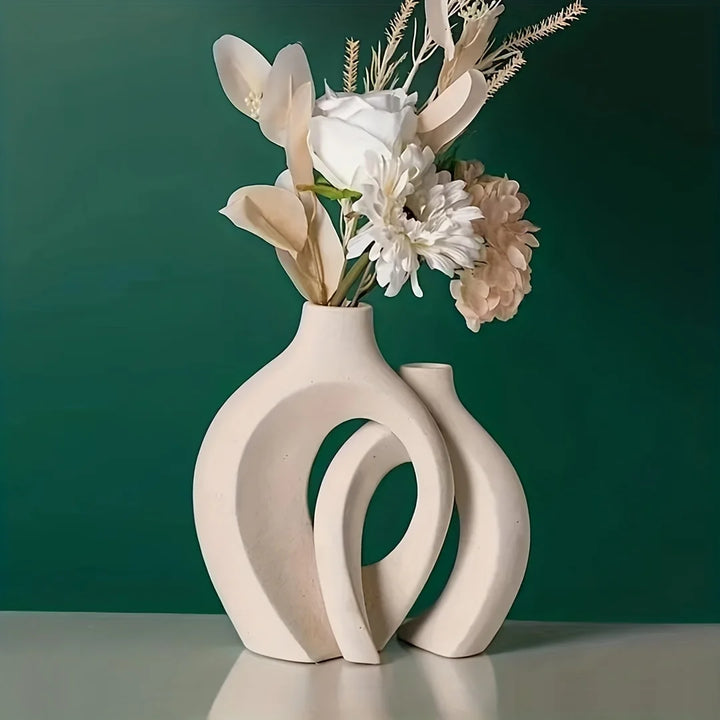 ScandiDuo - Modern Hollow Vases Set