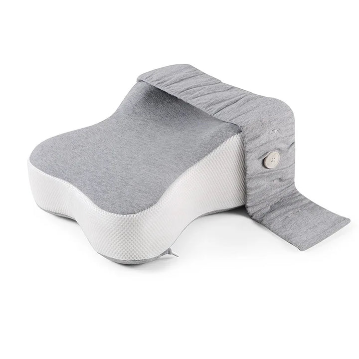 KneeCloud Ergonomic Support Pillow - Relieves Knee and Hip Pain - Promotes Better Sleep Quality - Washable Cover