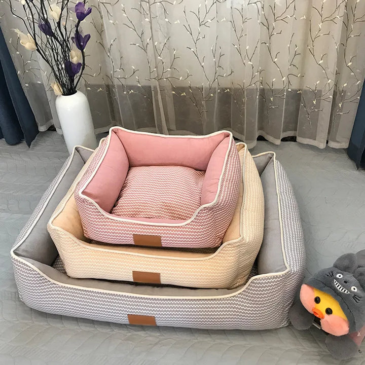 AdemHaven | Elegant Square Cat and Puppy Kennel for Comfort