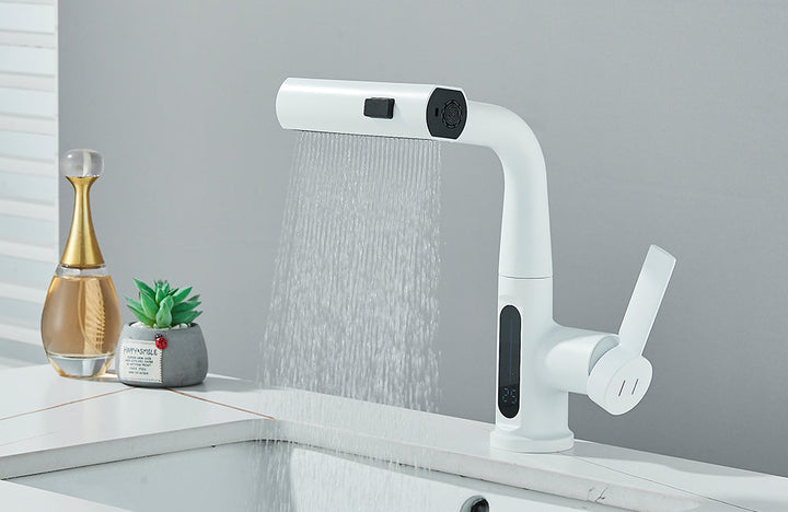 Luxor Modern Digital Bathroom Faucet – Elegant and Stylish Design with Temperature Display