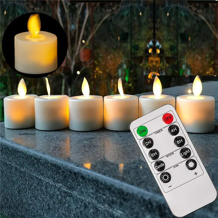 RealGlow | LED Candles with Remote Control for Weddings