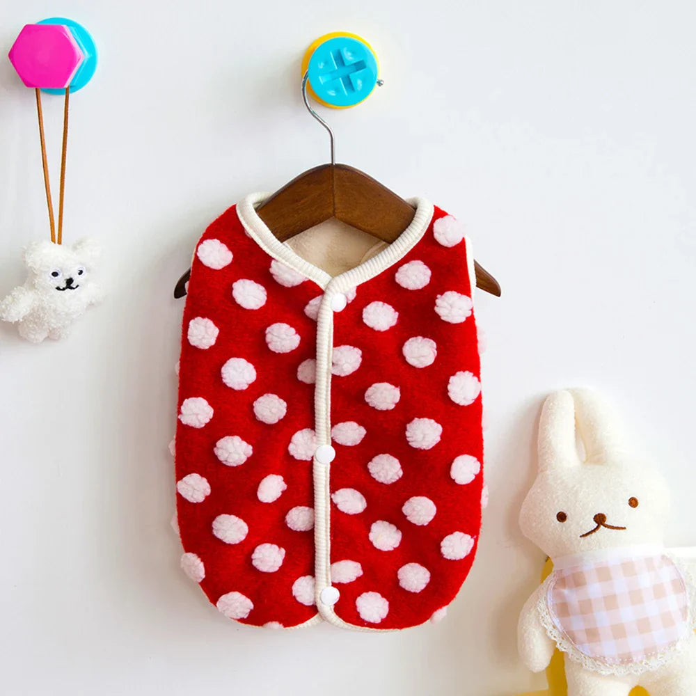 FrostyTail | Warm Fleece Jacket for French Bulldog and Chihuahua