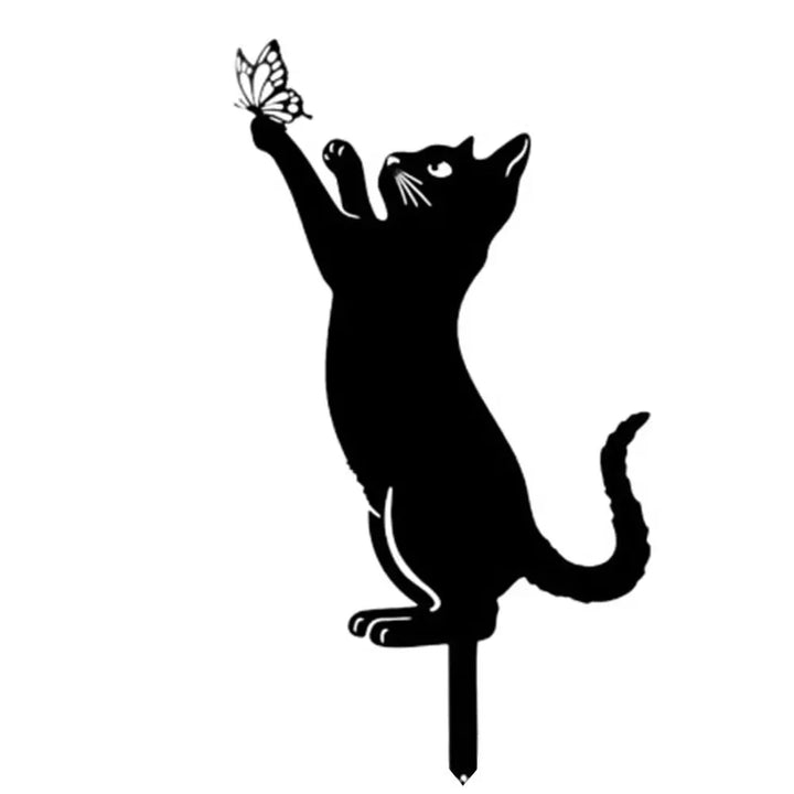 PurrfectlyStacked | Iron Cat Garden Statues