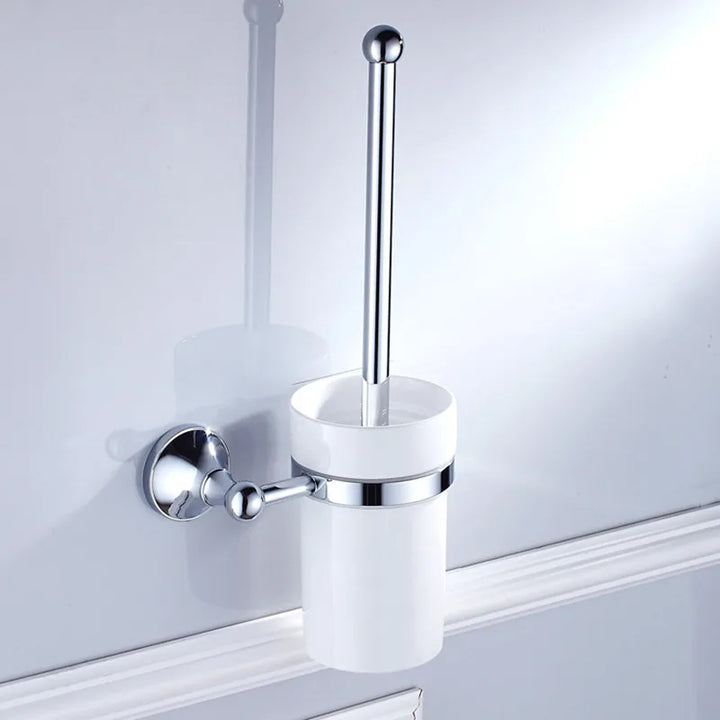 RusticShine | Ceramic and Copper Toilet Brush