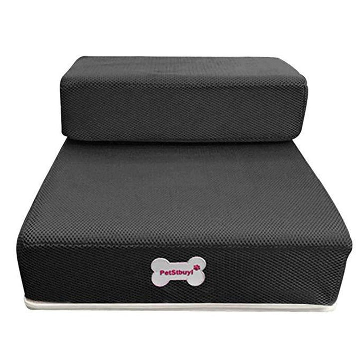 Easy Access for Your Pet - Pet Stairs with 2 Levels and Non-Slip - Comfortable Climbing