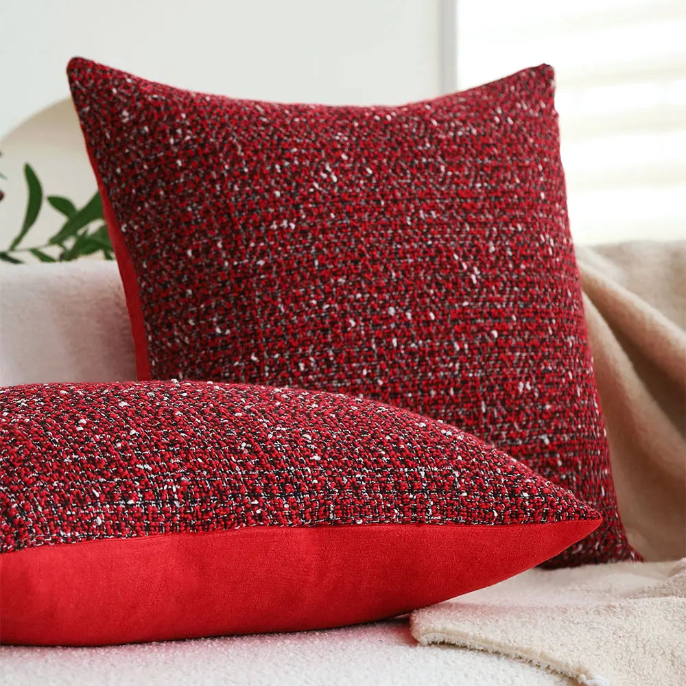 RedJoy - Knitted Cushion for Festive Decoration