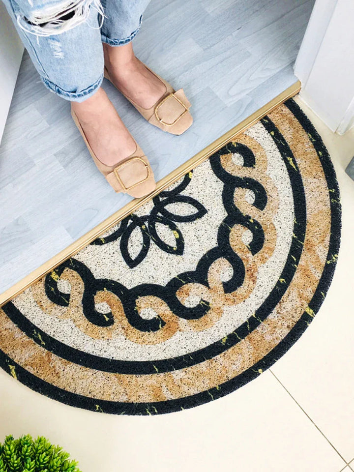 Flower Carpet - Half-Round Door Mat