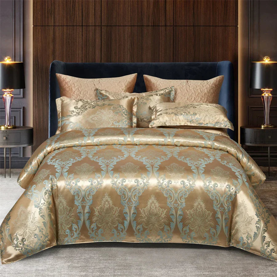 SilkSoft Duvet Cover Set - Luxurious Satin Feel for Ultimate Comfort - Lightweight and Soft for a Restful Sleep