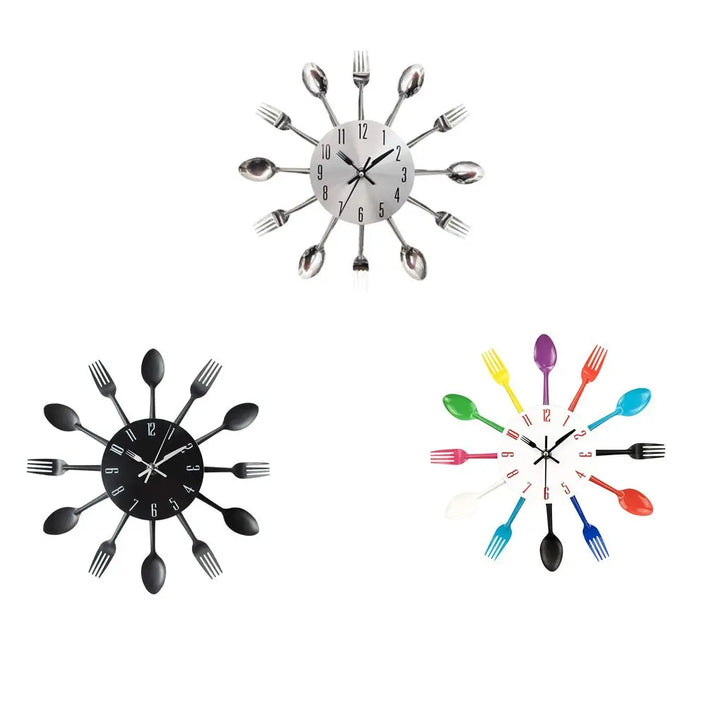 Table Art | 3D Cutlery Wall Clock