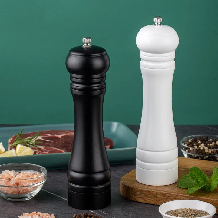 CulinaryCrafter | Manual Salt and Pepper Mill with Precision Grinding