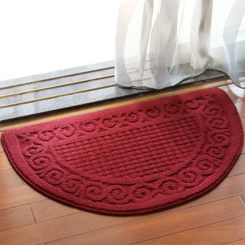 RetroVibe - Solid Color Half-Round Door Mat