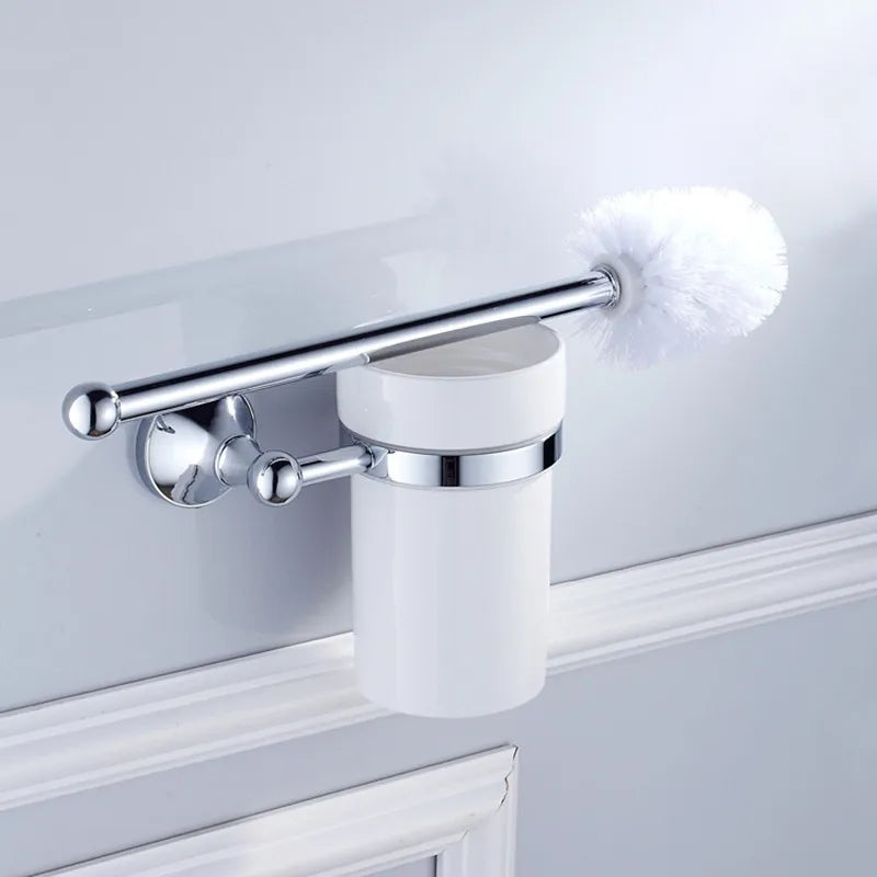 RusticShine | Ceramic and Copper Toilet Brush