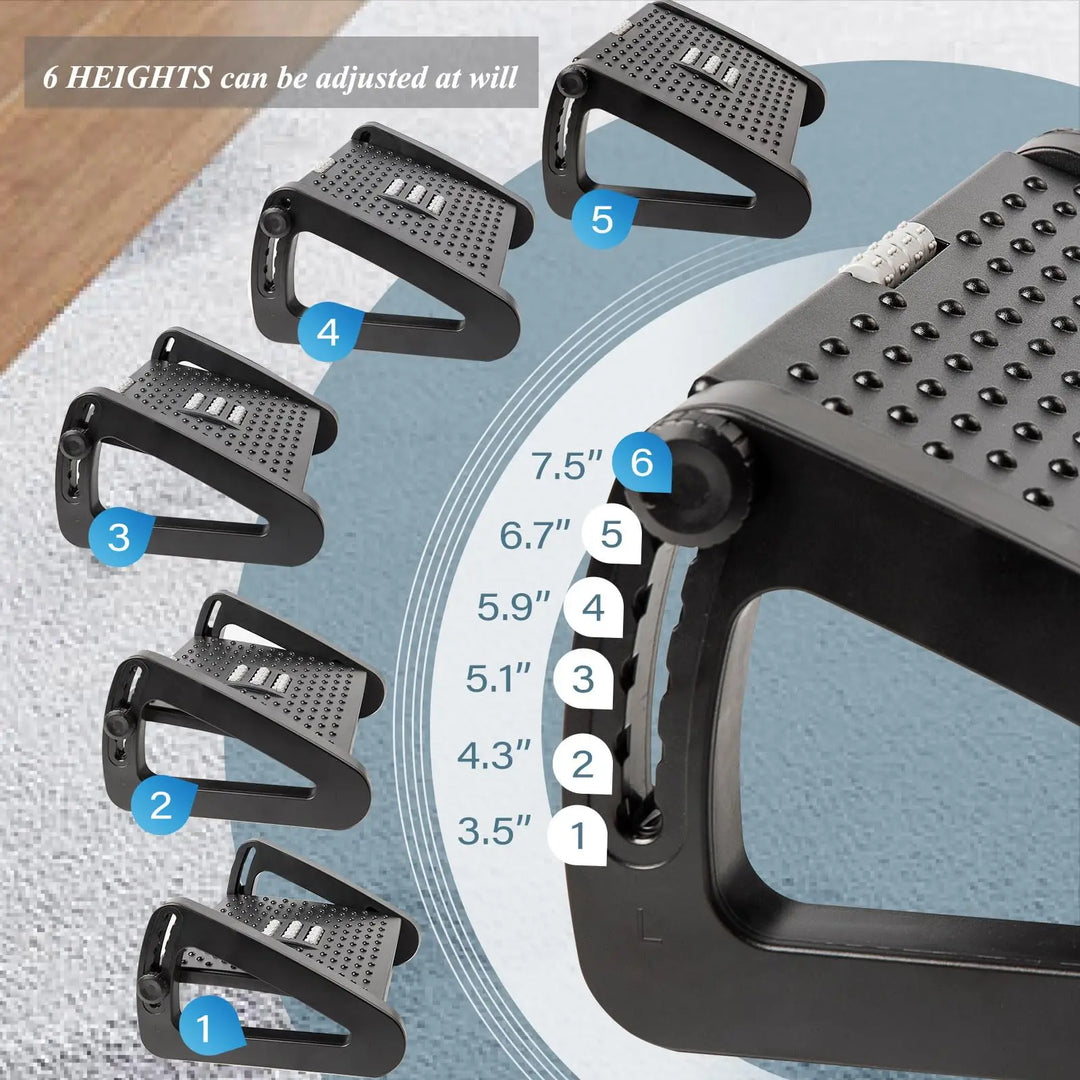 CLEVLO | Ergonomic Under-Desk Footrest