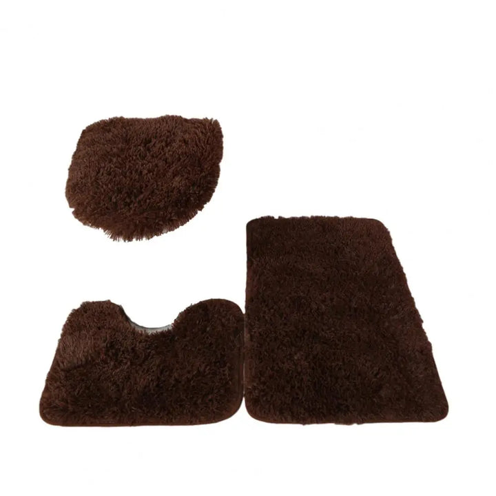 SlipSafeTrio | Anti-Slip Bathroom Mat & Toilet Seat Cover Set