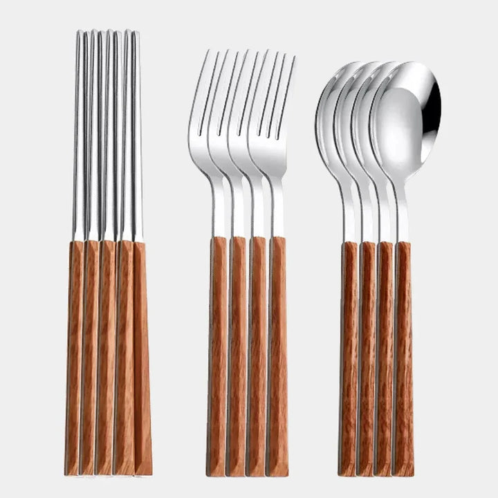KoreanChic | Complete Cutlery Set with Chopsticks