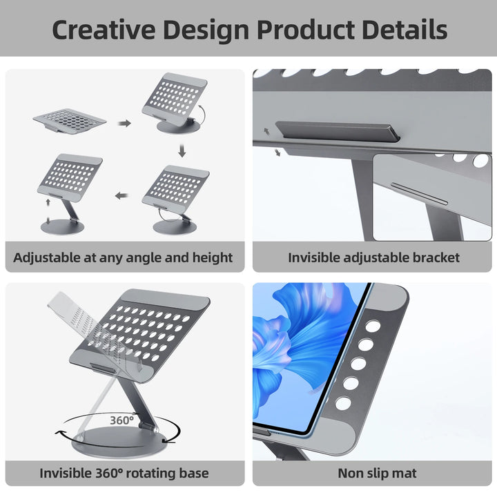 CLEVLO | 360° Adjustable Laptop Stand