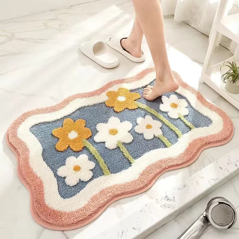 BloomSoft - Soft Flower Floor Mat