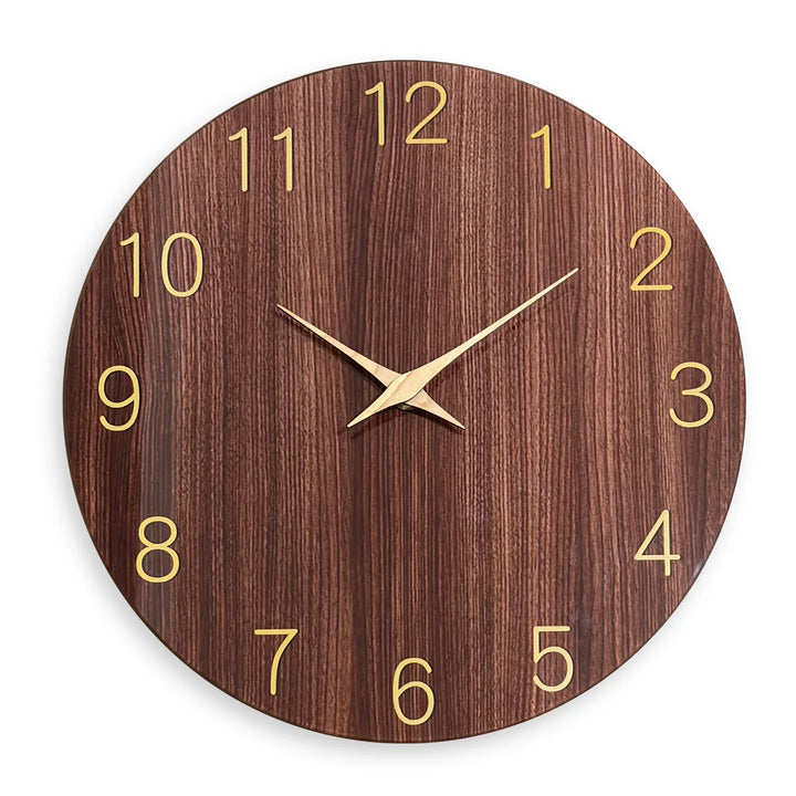 RusticChic | Vintage Wood Grain Wall Clock