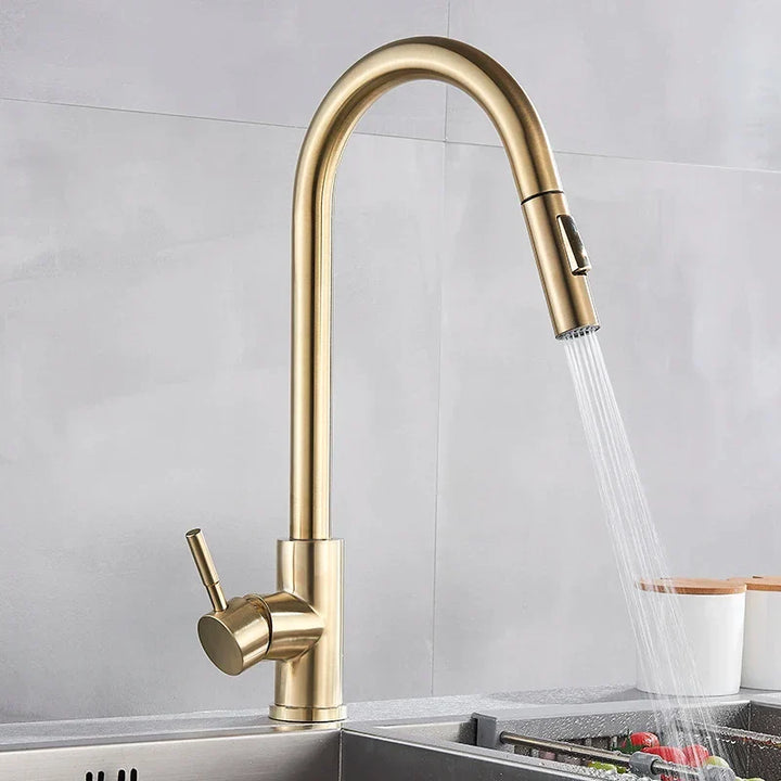 FlexiFlow | Elegant Pull-Out Kitchen Faucet
