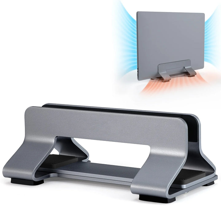 CLEVLO | Vertical Aluminum Laptop Stand (Single & Dual)