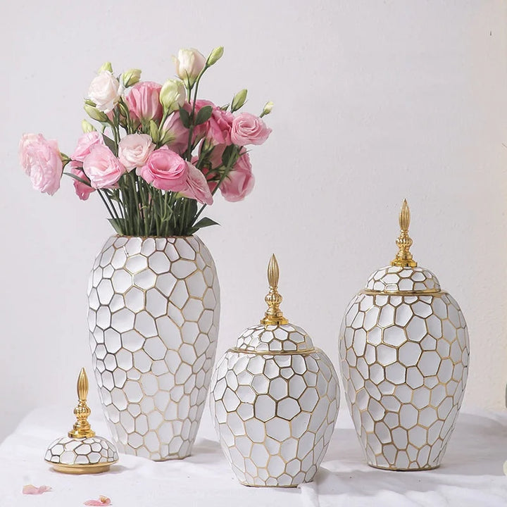 GoldenPattern | Ceramic Vase