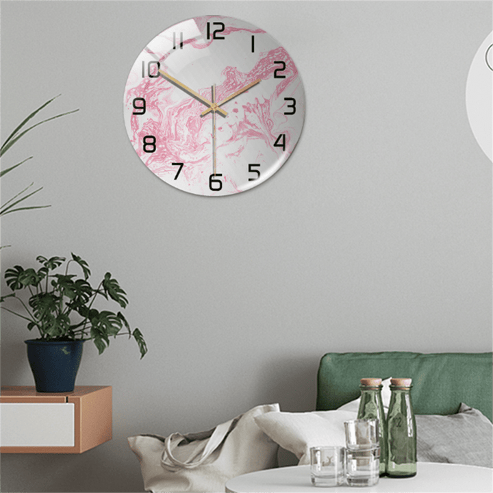 MarbleGlowClock | Slim and Modern Table Lamp
