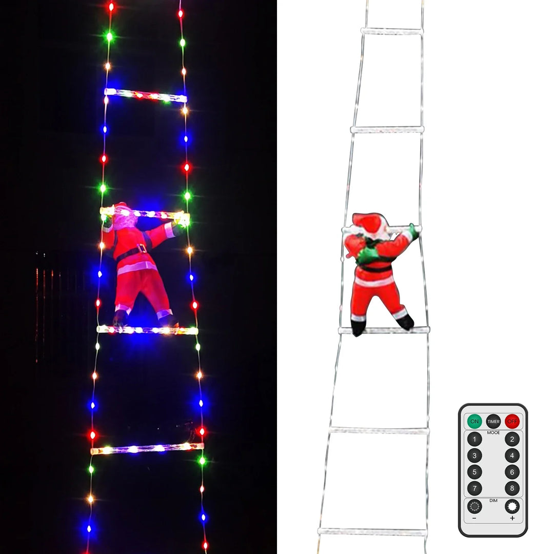 LuxeKlim | Premium Santa Ladder Decor