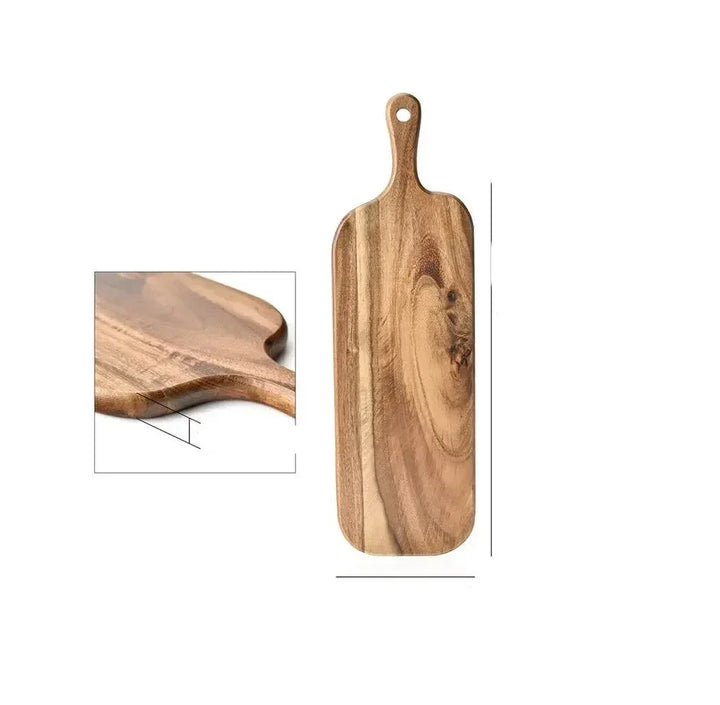 PlankDelight | Wooden Cheese and Serving Cutting Board