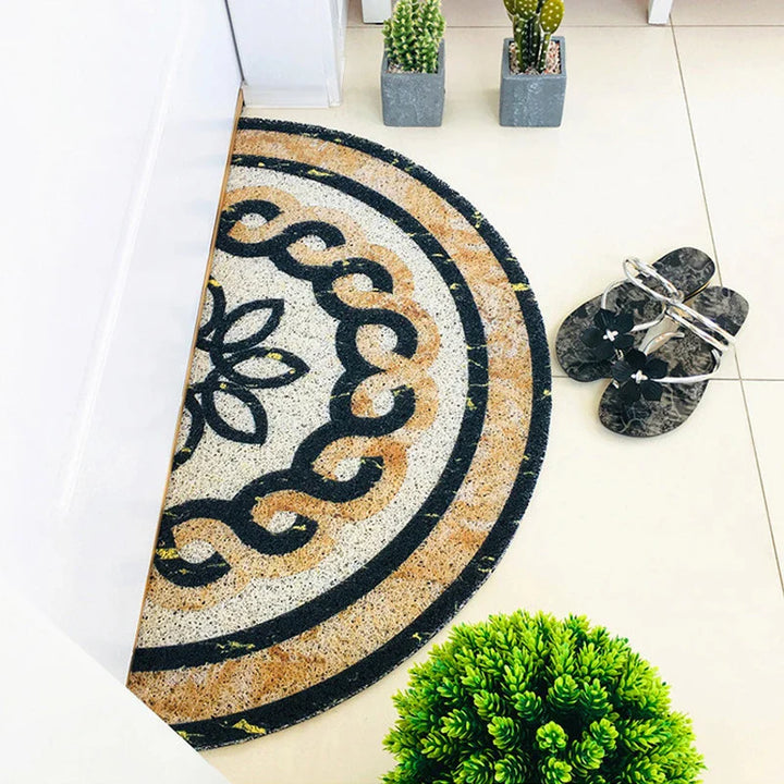 Flower Carpet - Half-Round Door Mat