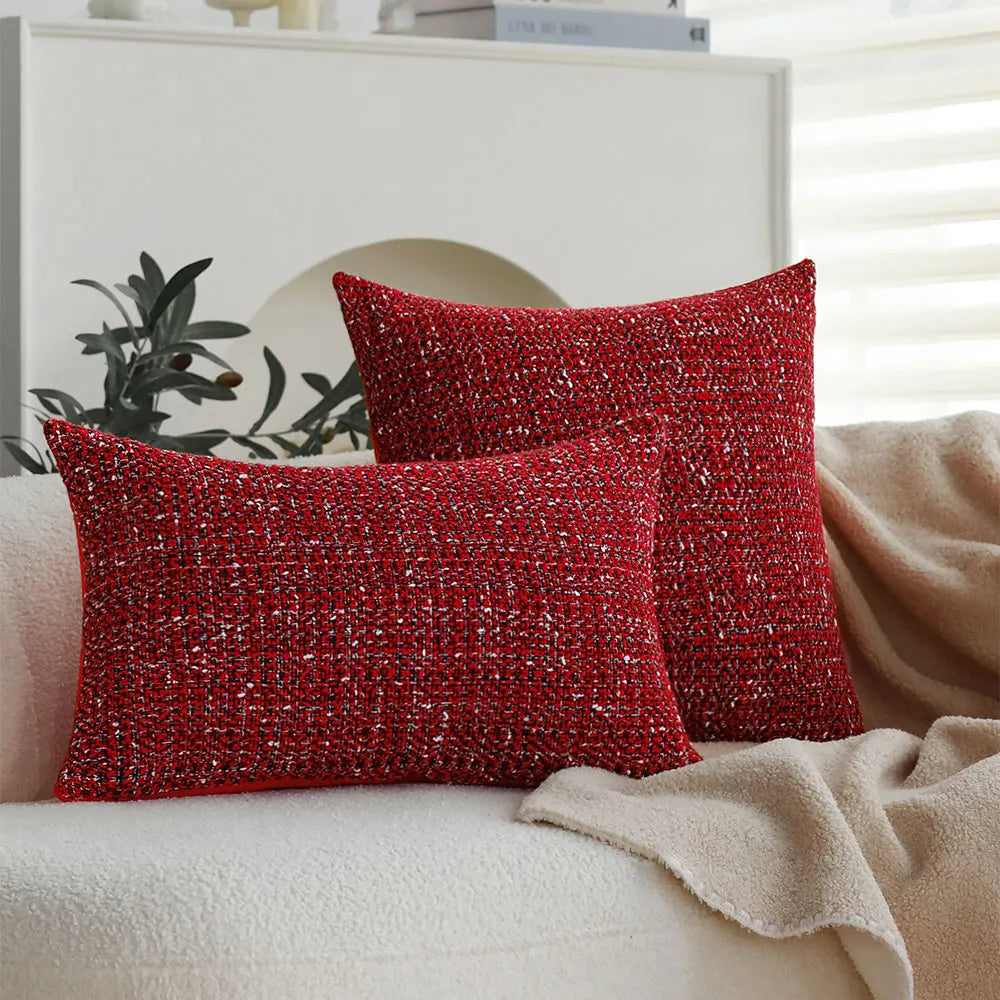 RedJoy - Knitted Cushion for Festive Decoration