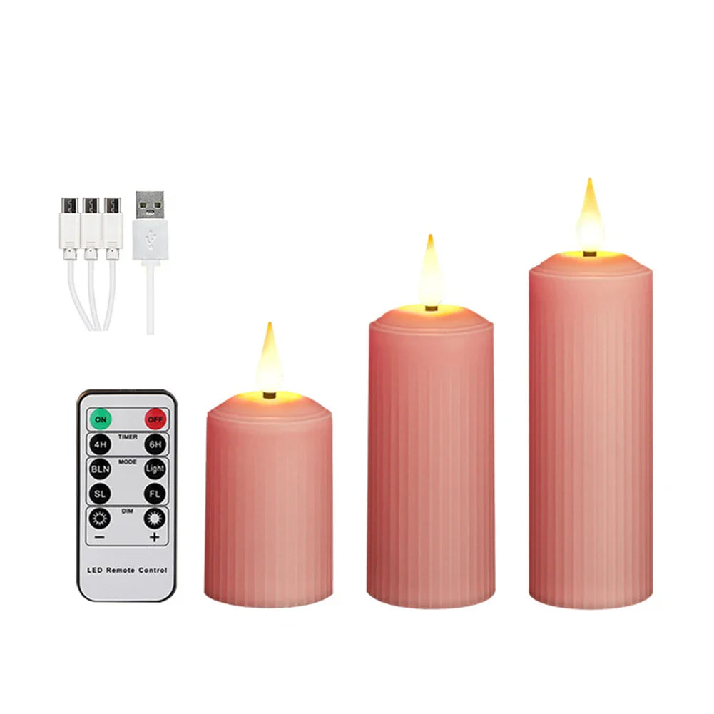 PinkAura | USB Rechargeable Flameless Candles