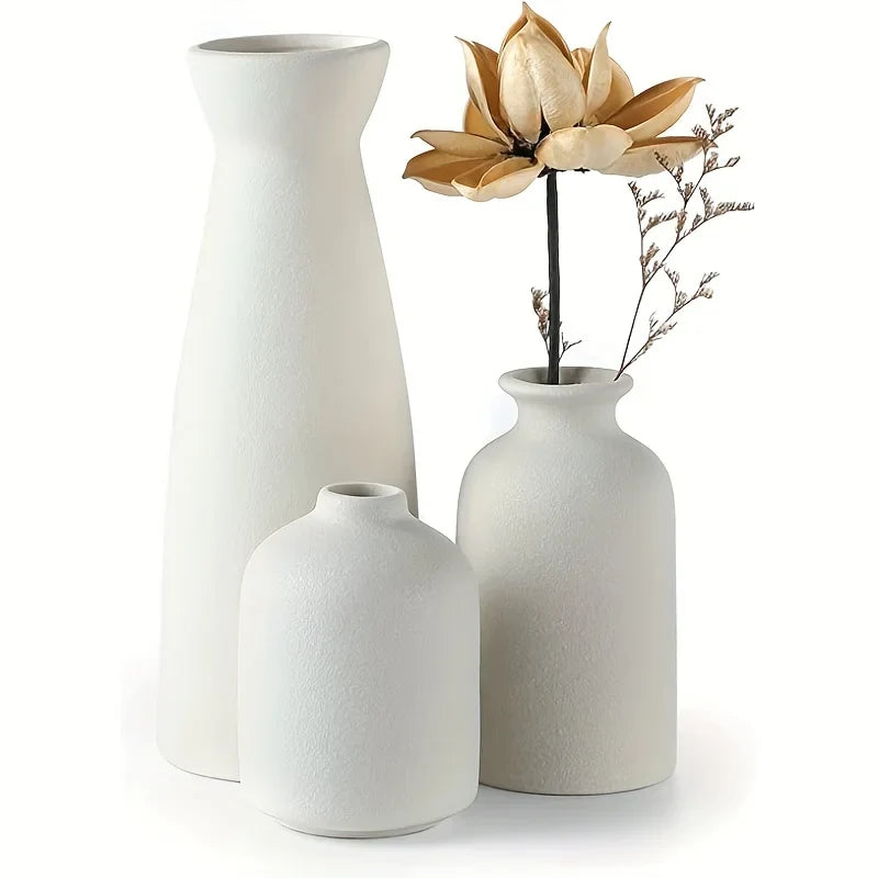 BohoBloom | Ceramic Vase Set for Modern Decoration