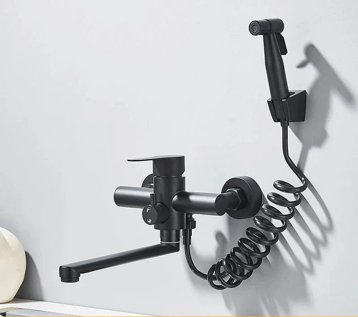 WallSpray | Elegant Double Hole Mixer Tap