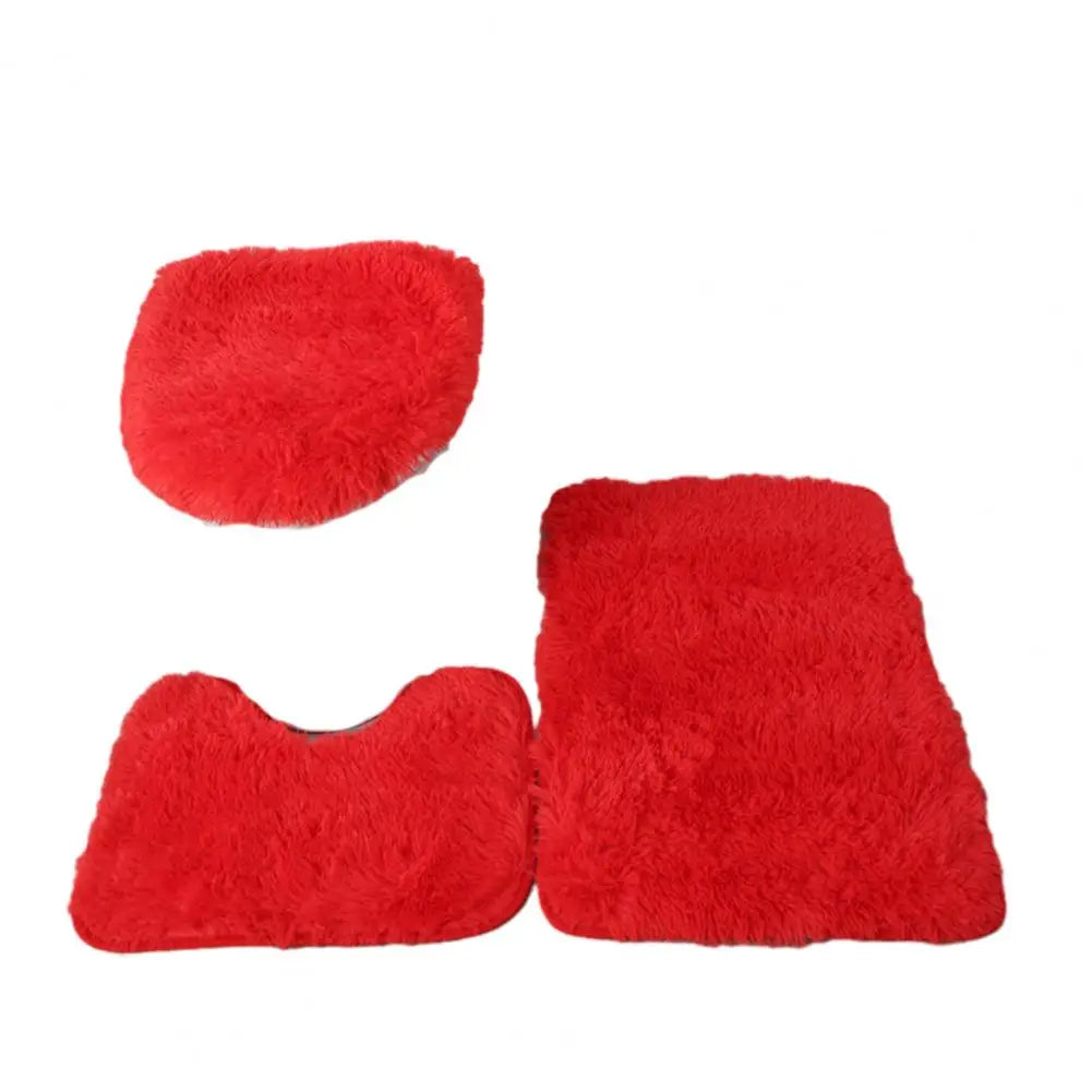 SlipSafeTrio | Anti-Slip Bathroom Mat & Toilet Seat Cover Set