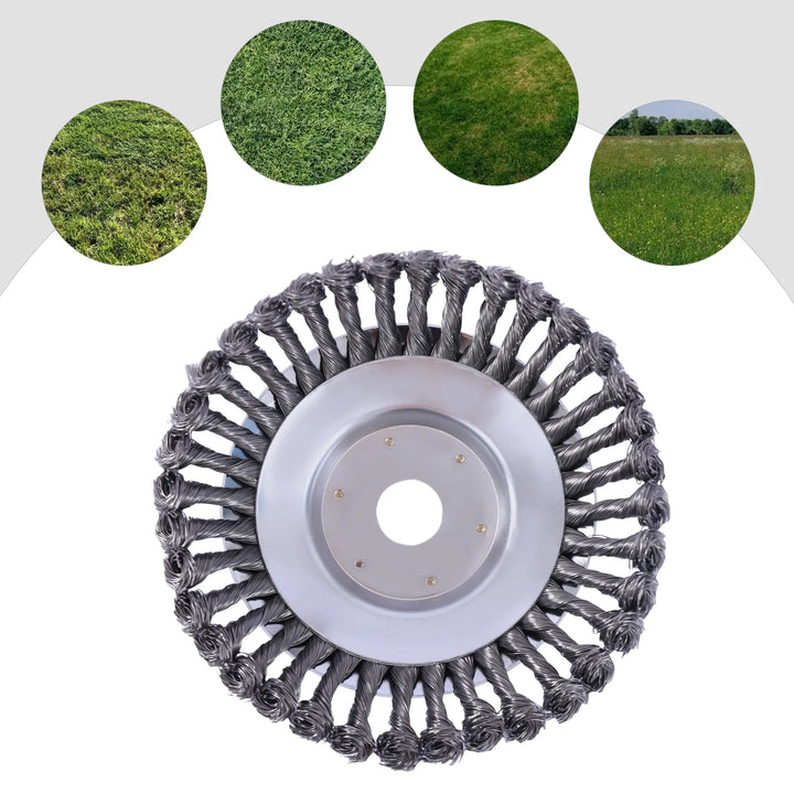 ProTrim Brush - Professional Steel Wire Grass Trimmer Head - Durable Weed Brush for Efficient Cutting