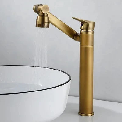 LuxeFlow | Gold Sink Mixer Tap