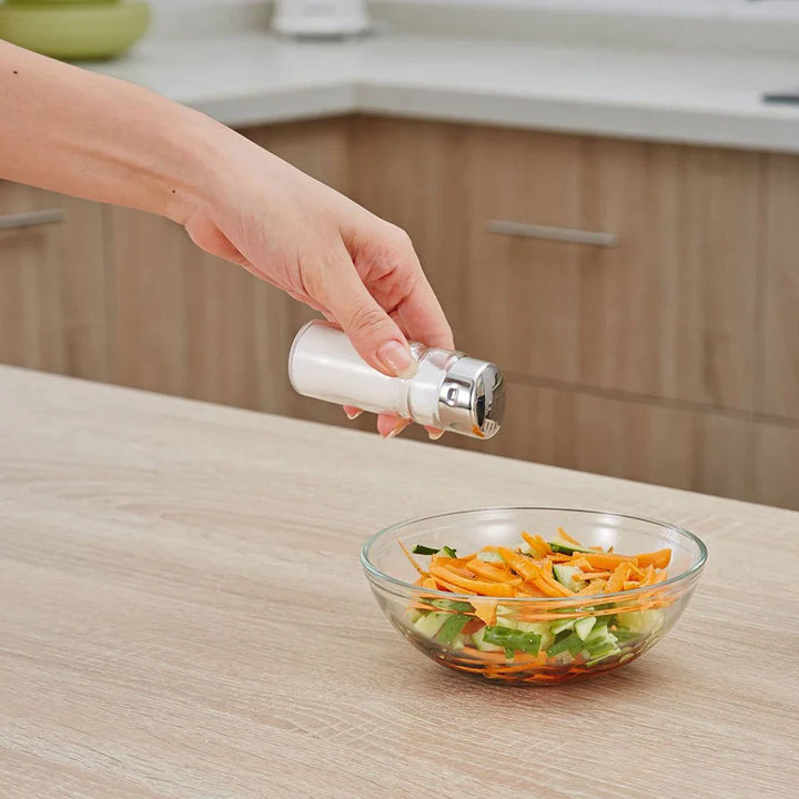 TasteCraft | Luxury Spice Bottles with Salt and Pepper Shakers in Holders