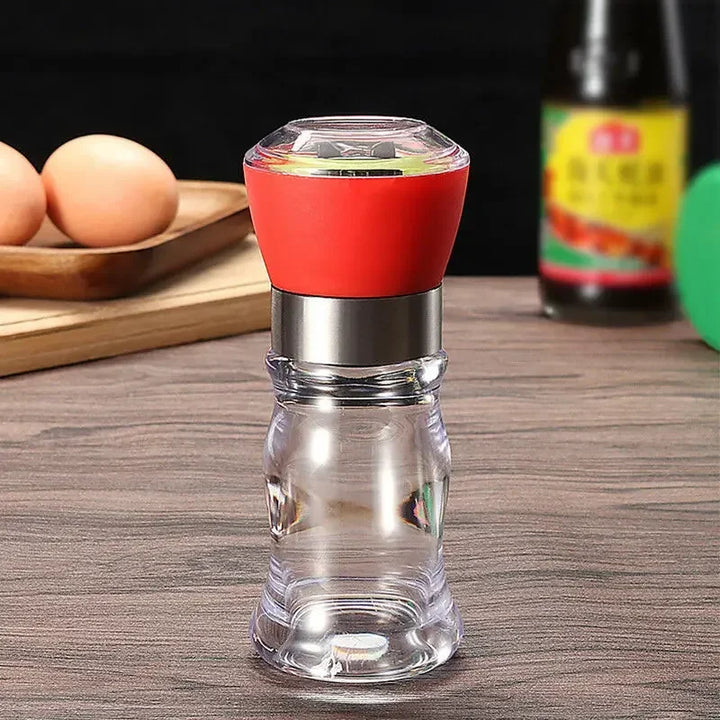 Culinary Flair | Premium Manual Pepper Mill with Transparent Bottle