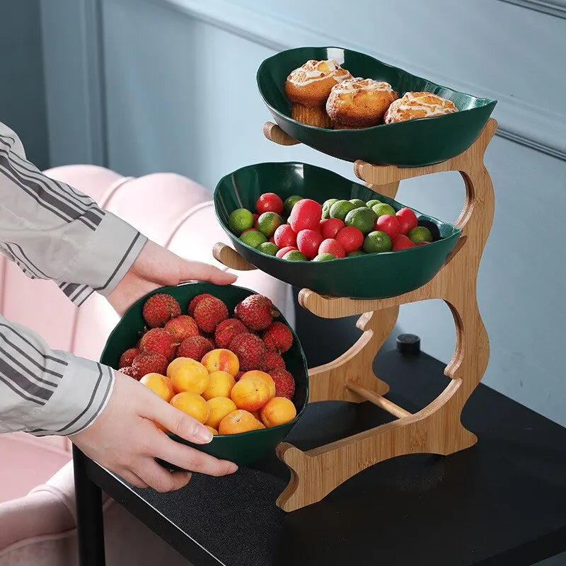 FruitElegance | Elegant Metal Fruit Tower