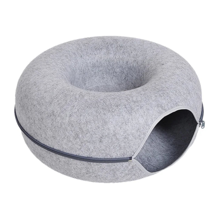 DonutDroom | Luxury Cat Bed for Two with Interactive Tunnel