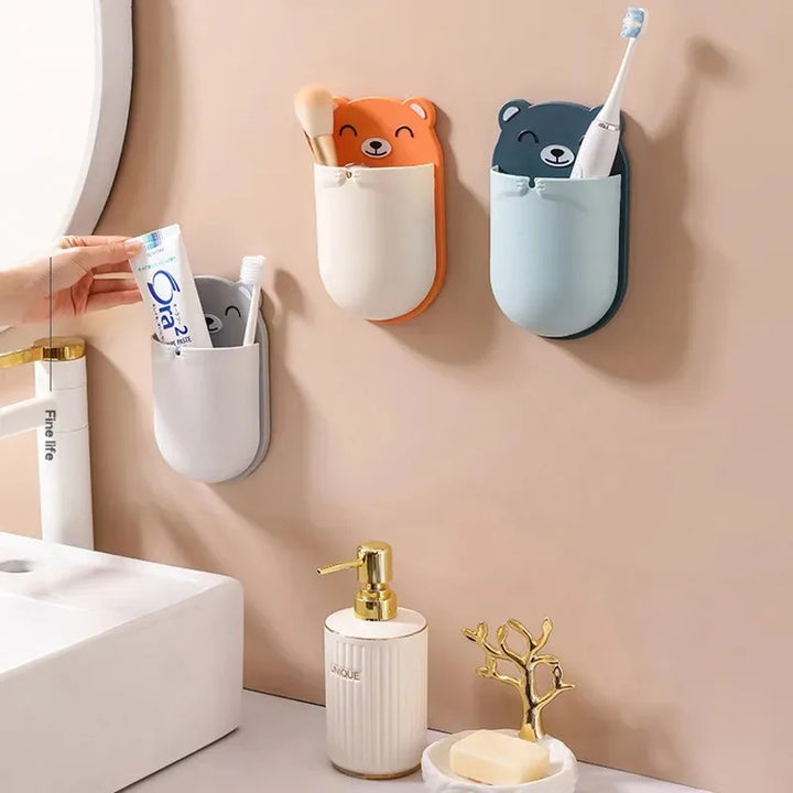 BathBear | Toothbrush Holder & Storage Solution