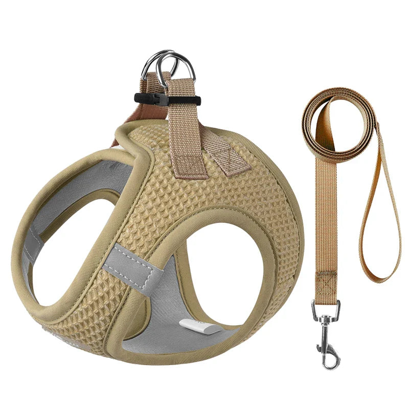PawStrideFit | Reflective Harness & Leash for Pets
