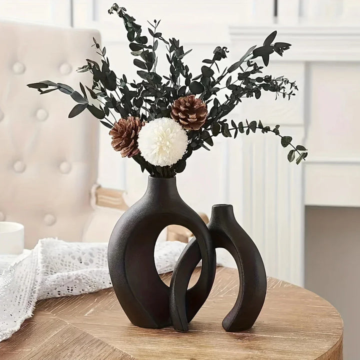 ScandiDuo - Modern Hollow Vases Set