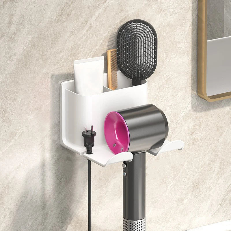 StyleShelf | Wall-Mounted Hair Dryer Holder