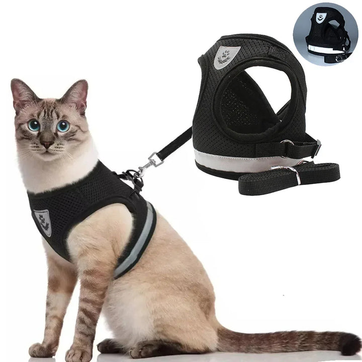 PurrStrap | Adjustable Harness for Cats with Reflection