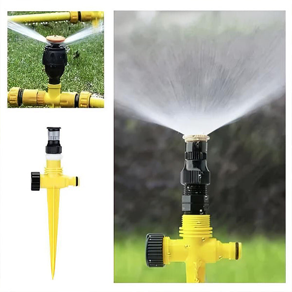 AquaSpin – 360° Garden Sprinkler for Optimal Water Distribution