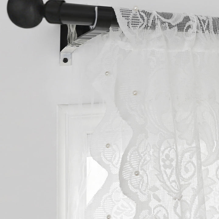 PerleVista | Elegant White Lace Curtain