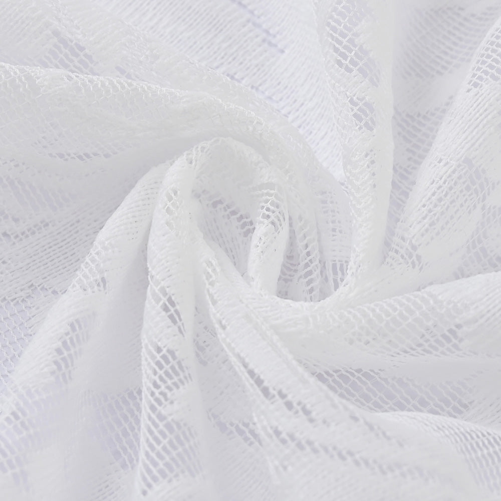 PerleVista | Elegant White Lace Curtain